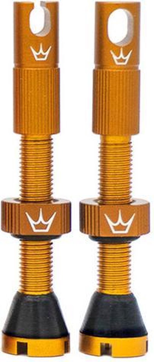 Peaty's Tubeless Ventiel 42-60mm - Chris King (MK2) - Grijs - 42mm