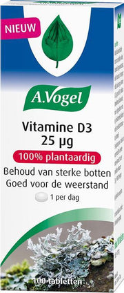 A. Vogel Vitamine D3 25 mcg 100 tabletten