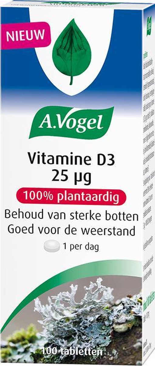 A. Vogel Vitamine D3 25 mcg 100 tabletten