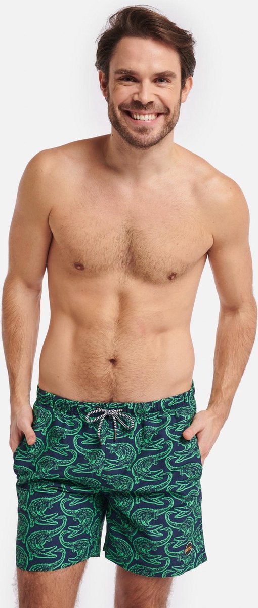 Shiwi Men Swimshort Alligator - groen - l