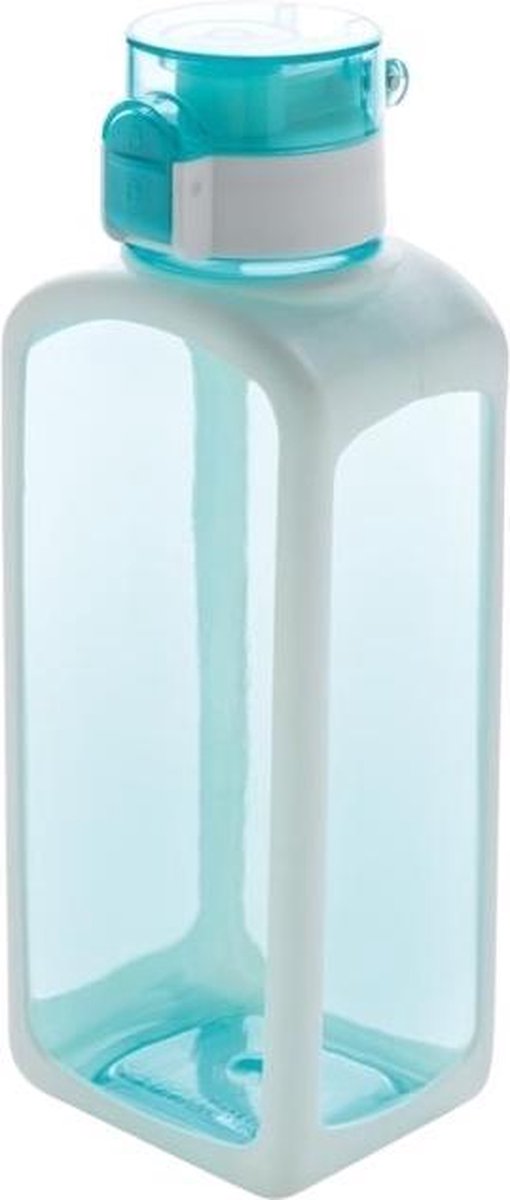 Xd Xclusive Drinkfles Met Slot 600 Ml Siliconen Turquoise