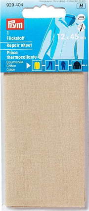 Verstelstuk Katoen Opstrijkbaar 12X45cm Beige