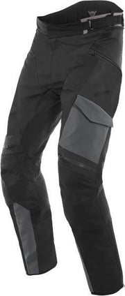Dainese Tonale D-Dry Black Ebony Black Textile Motorcycle Pants 58