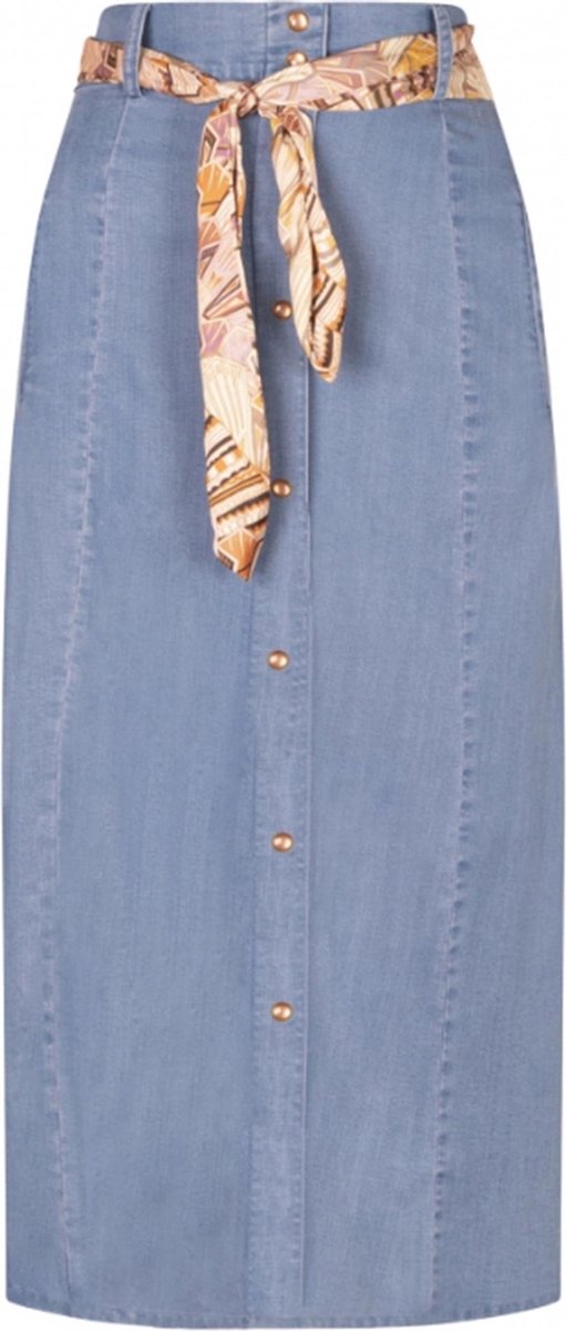 Tramontana | Jeans Rok | Mid Blue Denim | Maat M | Dames Rokken