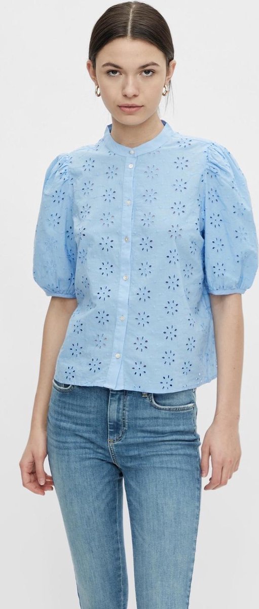 Pctillie 2/4 Shirt Bc 17113914 Vista Blue