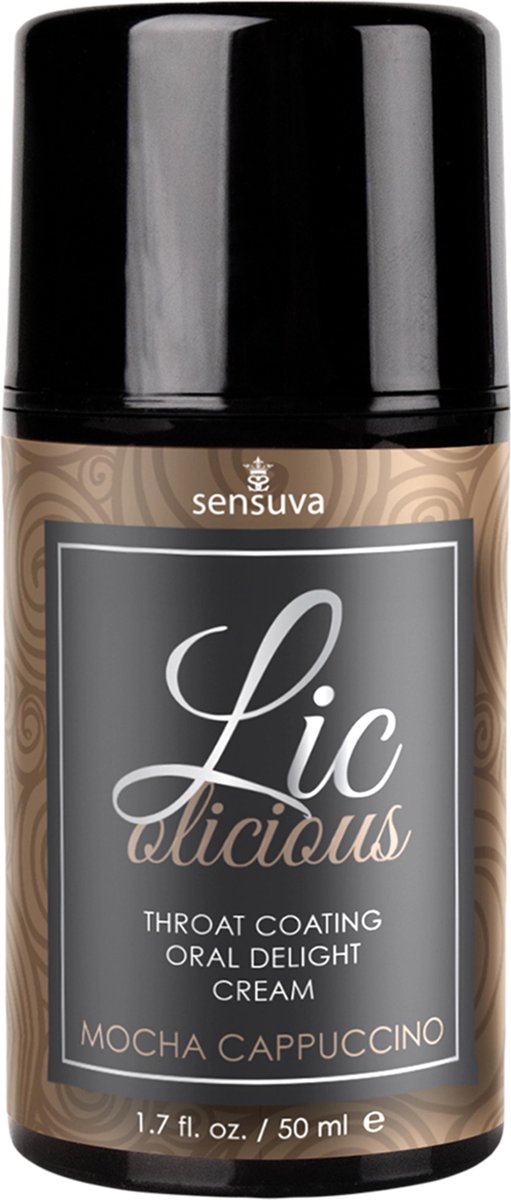 Sensuva - Lic-o-licious - Mocha Cappuccino - Oral Delight Cream - 50 ml - Stimulerend supplement