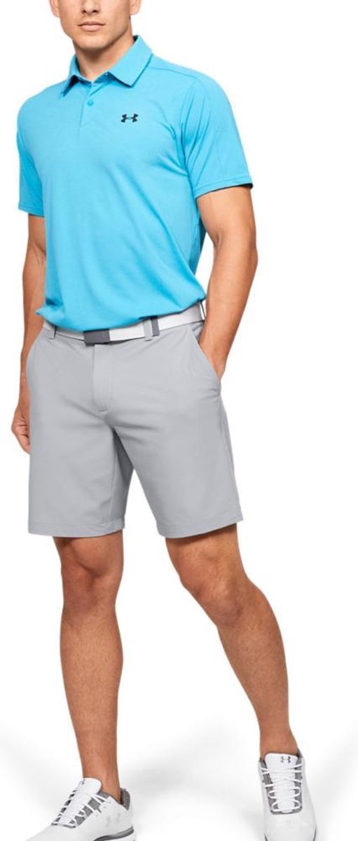 Iso-Chill Herenshorts Grijs Steel maat: 34    heren > golf kleding > broeken