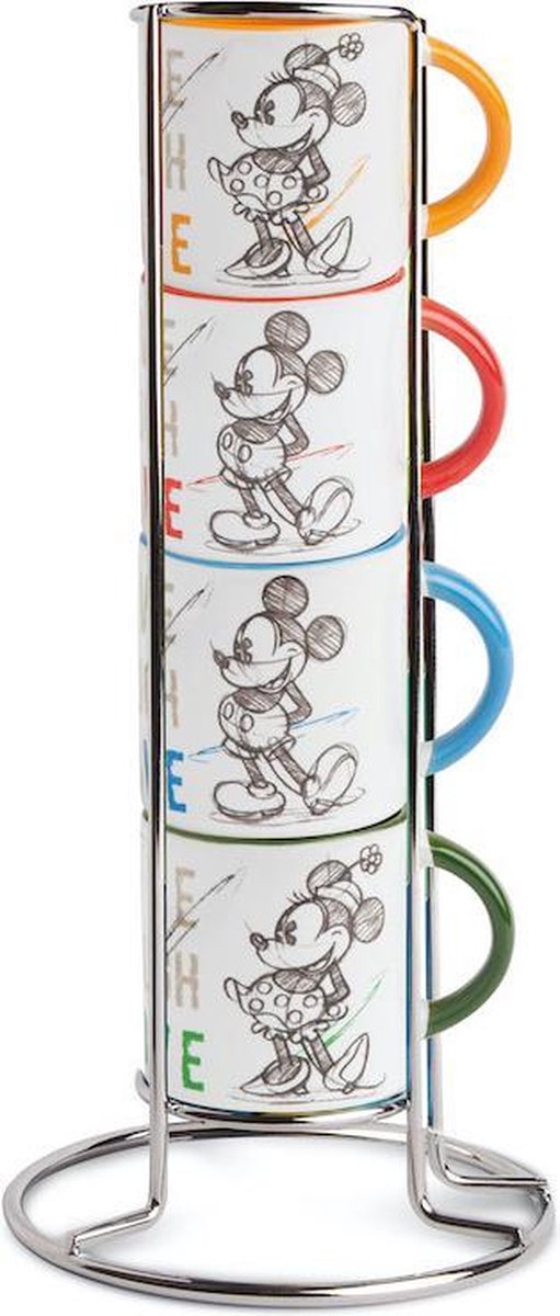 Disney Egan Mickey & Minnie Espressokopjes + Rekje Live Laugh Love