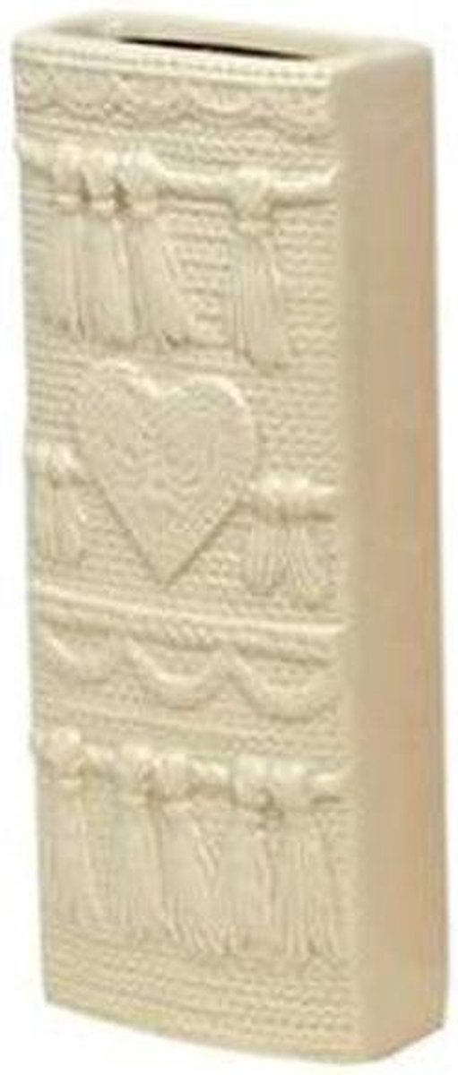 Radiator bak luchtbevochtiger / waterverdamper rechthoekig hart design pastel geel 19 cm - Waterverdampers verwarming