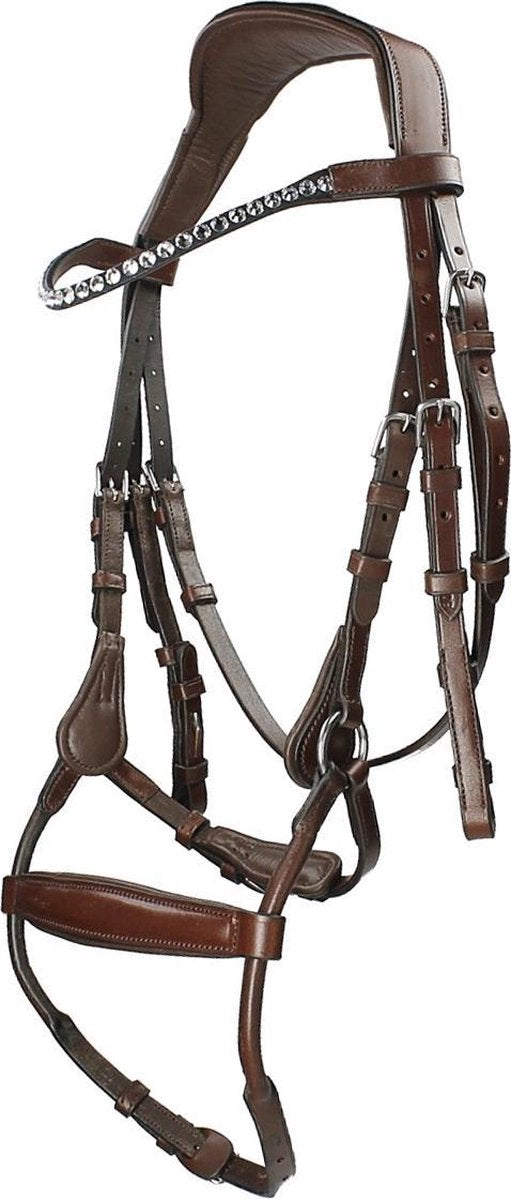 Horsegear Hoofdstel  Aquila Deluxe - Brown - full