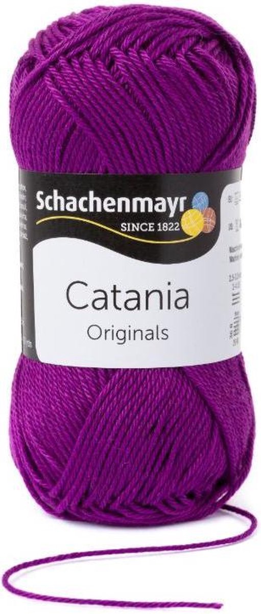 10 bollen Catania Orignals 50 g kleur 282 jewel paars