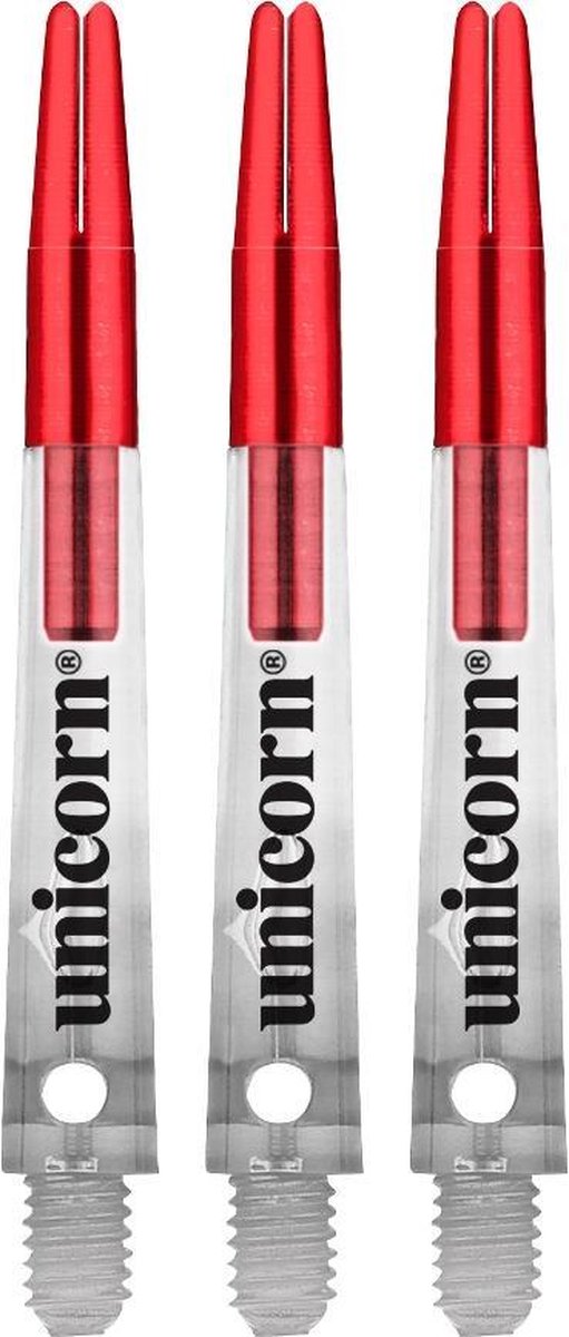 Unicorn Zero Degrees Dartshafts - Rood - Medium - (1 Set)