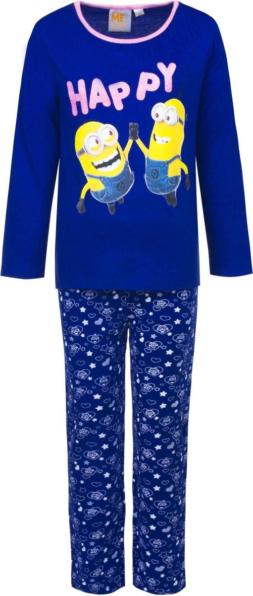 Minions - 2-delige Pyjama-set - Model "Happy Buddies Kevin & Bob" - 104 cm - 4 jaar