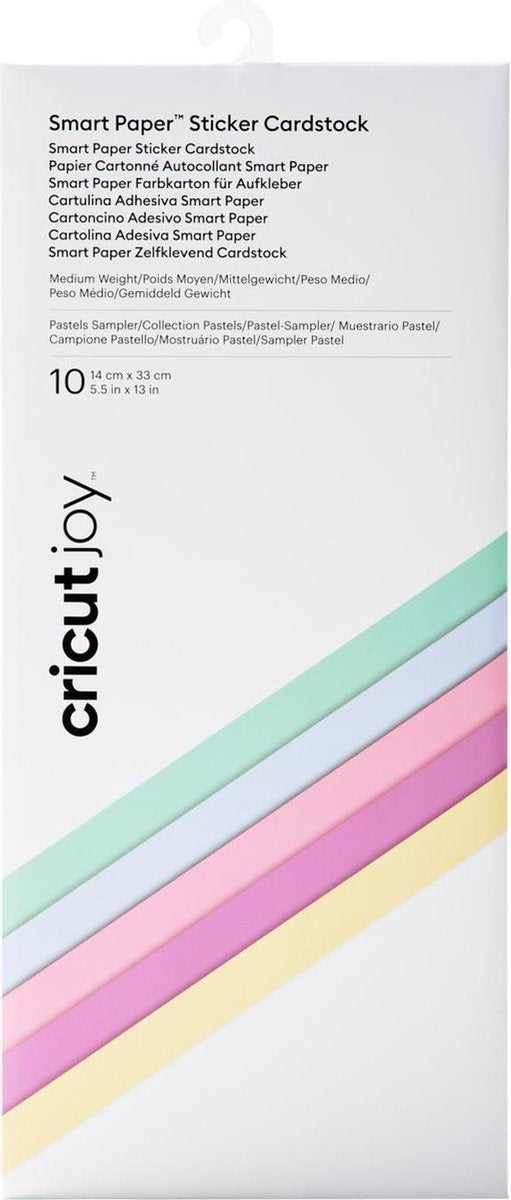 Cricut Joy Stickerpapier - Smart Sticker Cardstock - 10 vellen - Pastel