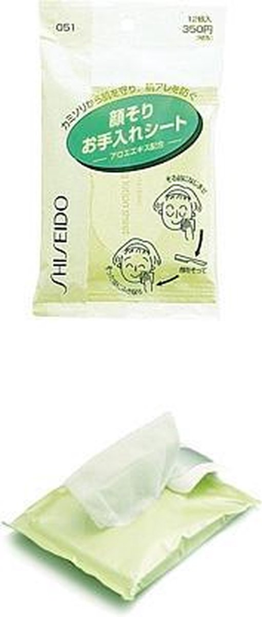 Shaving lotion sheets