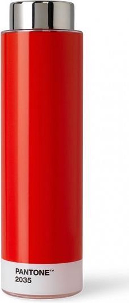 Pantone Waterfles - Tritan/RVS - 500 ml - Red 2035 C