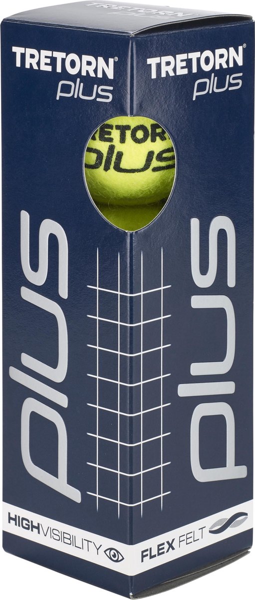 Tretorn Plus Tennisballen - 3 stuks
