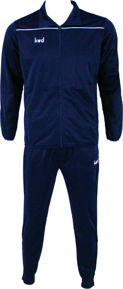 KWD Trainingspak Pantera - Navy/wit - Maat 164