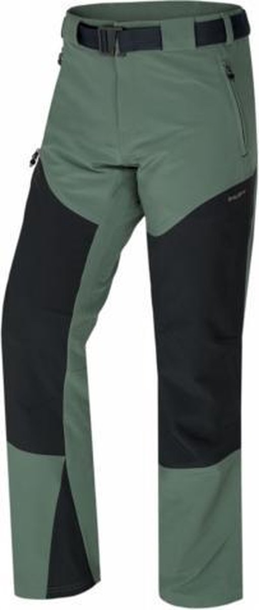 Husky outdoor broek Keiry M - lichtgewicht wandelbroek met stretch - Groen - L