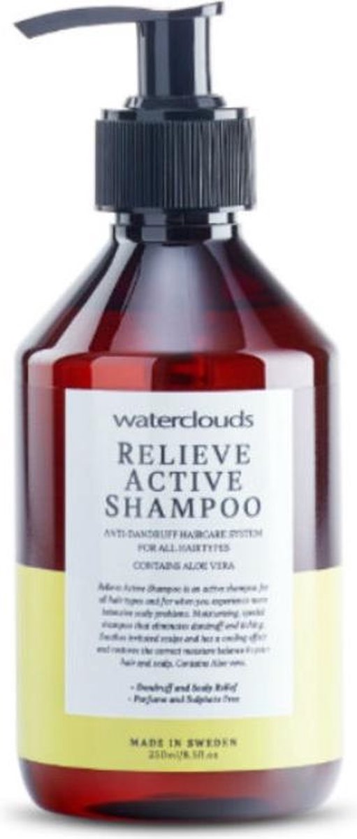 Waterclouds Active Climbazole Shampoo - 1000ml - Anti-roos vrouwen - Voor