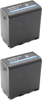 ChiliPower Sony NP-F970 / NP-F980U accu - Extra Power - 10.050mAh - met USB-in Ã©n USB-out - 2-Pack
