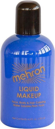 Mehron Vloeibare Schmink op Waterbasis - Blauw - 133 ml