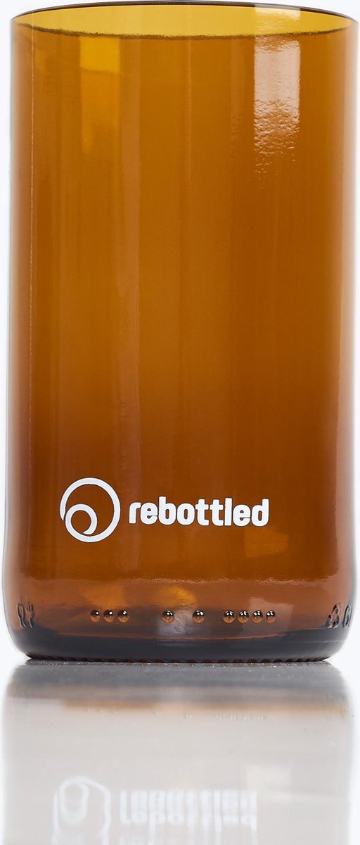 Rebottled Drinkglas Cup - bruin  - 220ml