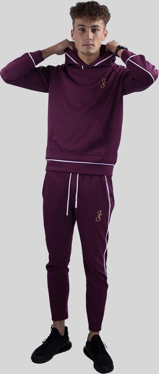 Trainingspak heren – Fitnesskleding - Joggingspak – Sportkleding - Joggingsbroek - Krachttraining – Tracksuit – Fitness pak – Sportpak - Red