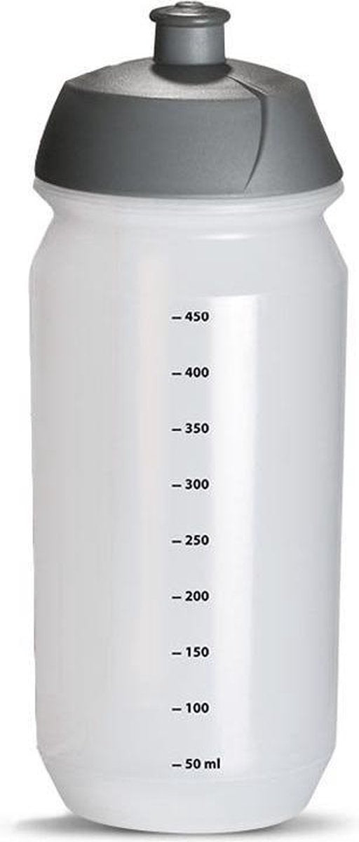 Tacx Shiva Bidon - Met maattabel - 500 ml - Transparant