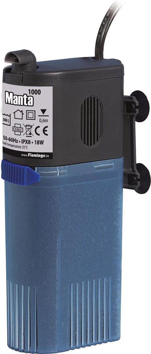 Flamingo aquarium binnenfilter Manta 1000