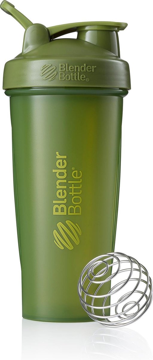 BlenderBottle™ CLASSIC Big Mosgroen FC met oog - Eiwitshaker / Bidon / Shakebeker  - 820 ml