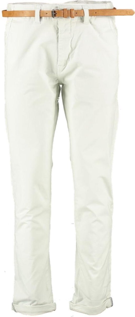 Dstrezzed beige modern fit chino twill katoen stretch - Maat W36-L34