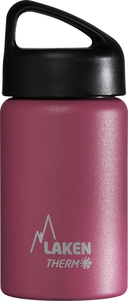Thermosfles / Thermosbeker RVS Laken 0.35L Fucsia