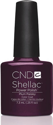 CND - Colour - Shellac - Gellak - Plum Paisley - 7