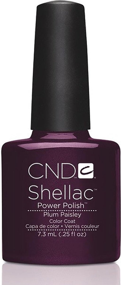 CND - Colour - Shellac - Gellak - Plum Paisley - 7