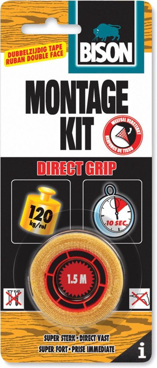 Montagekit Tape Direct Grip rol 1