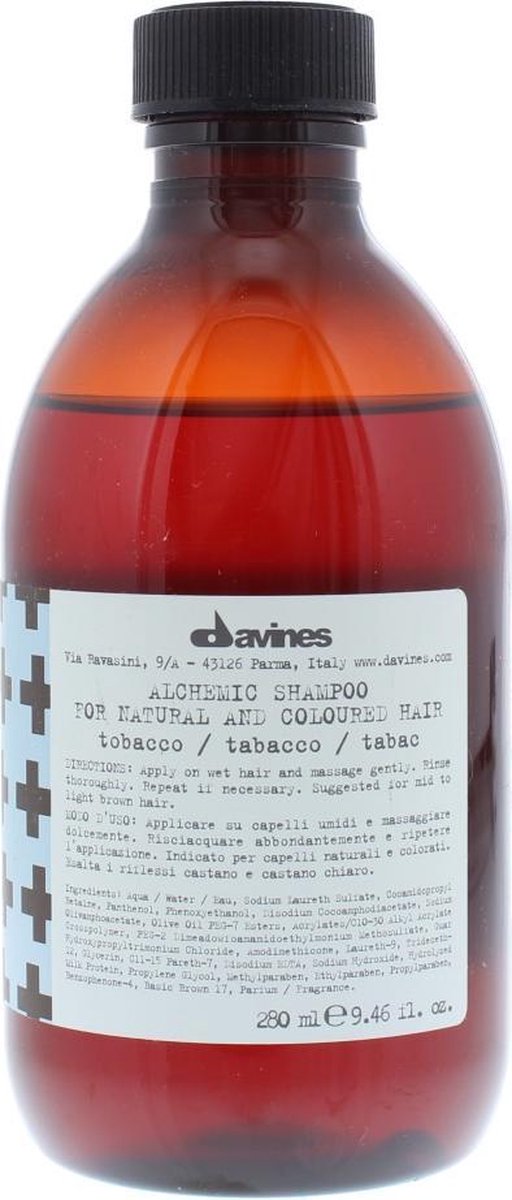 Davines Alchemic Tobacco Shampoo Ref.67209 - Roodbruin Haar 280ml