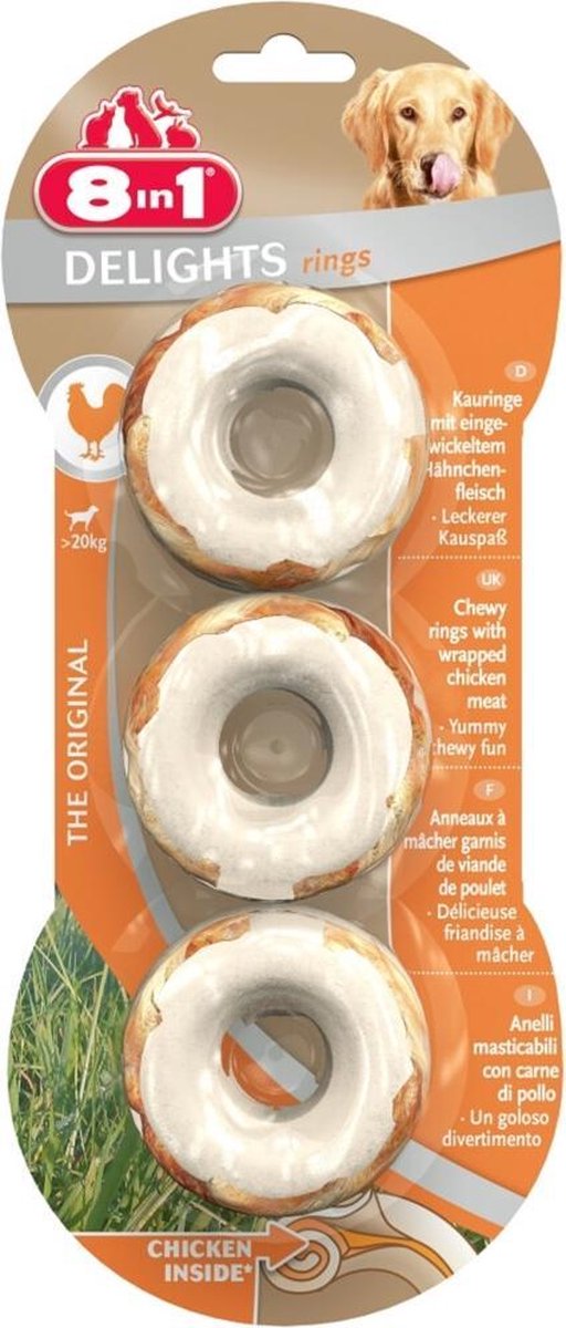 6x 8in1 Delights Rings 3 stuks