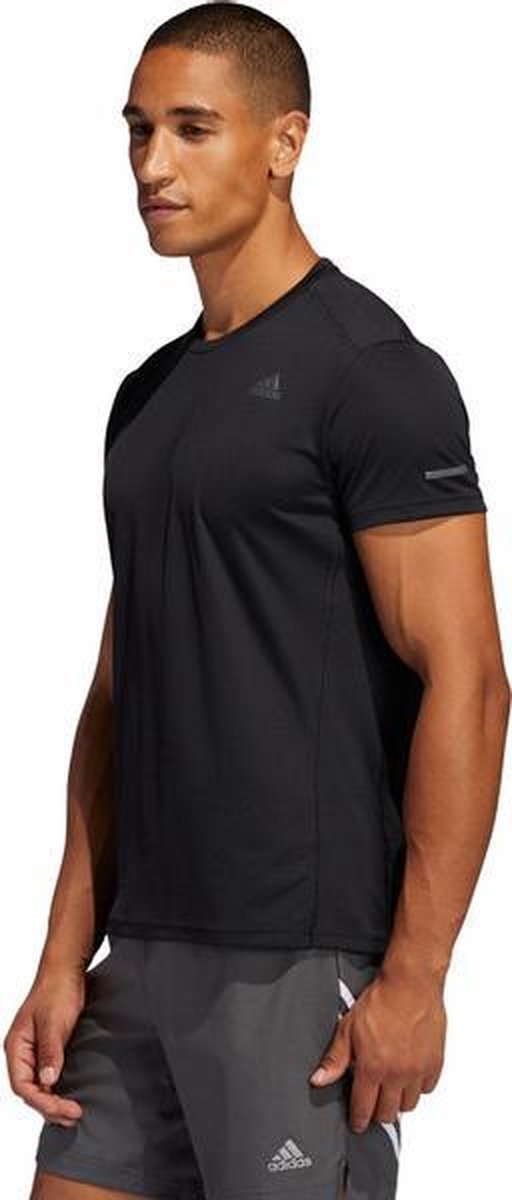 adidas Run It Shirt Heren - zwart - maat S