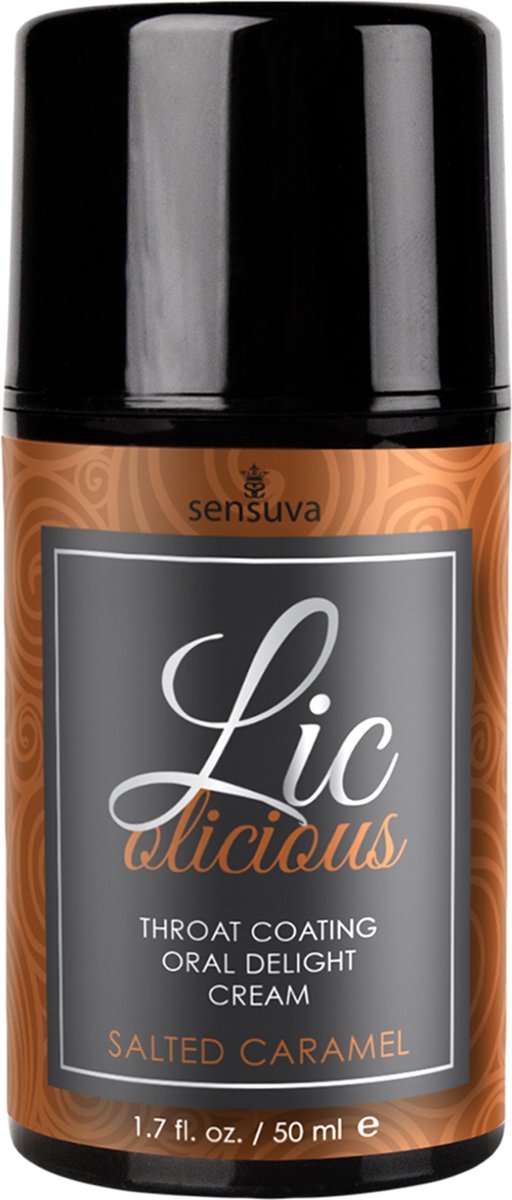 Sensuva - Lic-o-licious - Gezouten Caramel - Oral Delight Cream - 50 ml - Stimulerend supplement