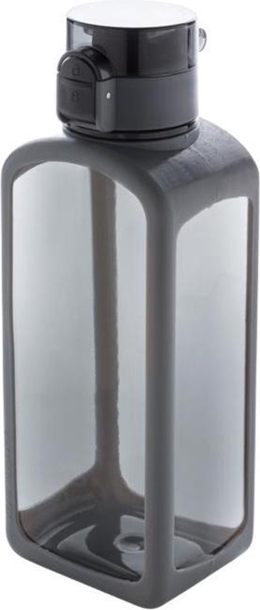 Xd Xclusive Drinkfles Met Slot 600 Ml Siliconen Zwart