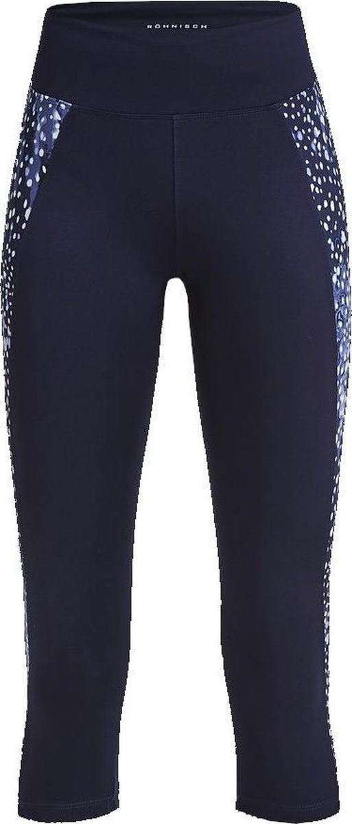 Röhnisch Dot Cire Cut Sportlegging Dames Blauw Maat Xs