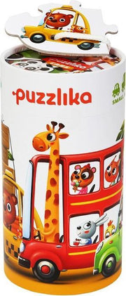 Puzzlika - Puzzel "Kleine en Grote Auto's"