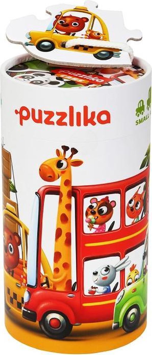 Puzzlika - Puzzel "Kleine en Grote Auto's"