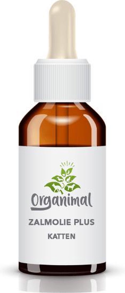 Organimal - Zalmolie Plus 50ml - Katten - o.a. bij allergieën en ontstekingen & vacht en huid problemen