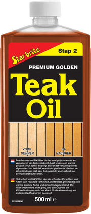 Star brite Premium Golden Teak Olie 500ml