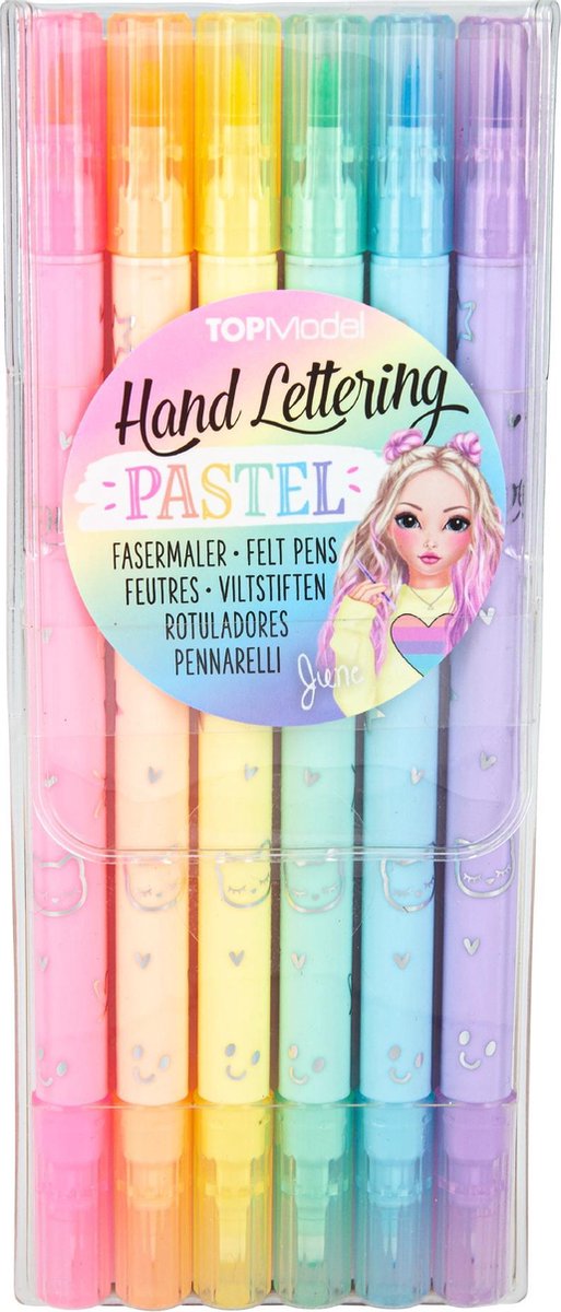 Top Model Viltstiftenset Pastel Meisjes 16