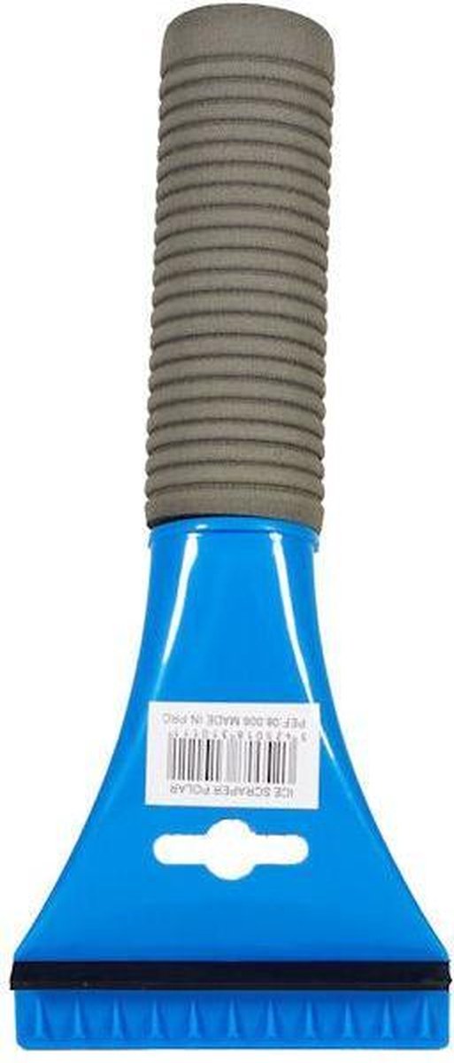 POLAR Ijskrabber Soft Grip - Groot Aftrekvlak van 9 cm - Blauw