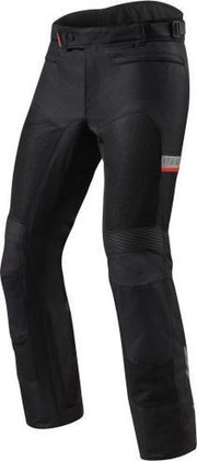 REV'IT! Tornado 3 Short Black Textile Motorcycle Pants 2XL