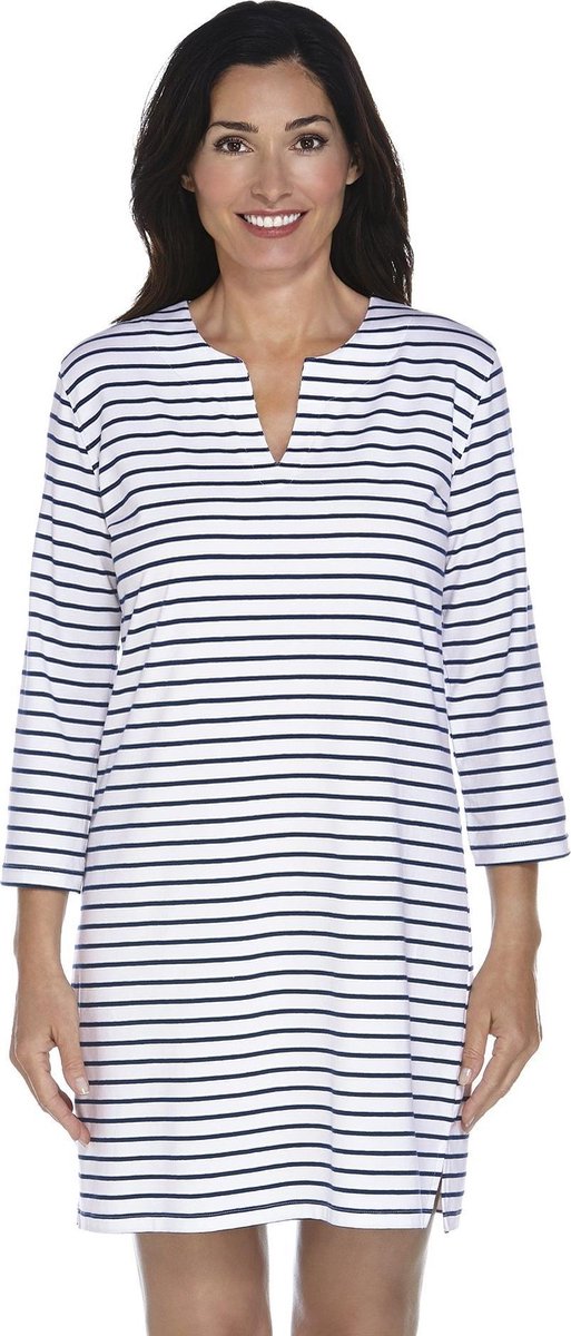 Coolibar UV jurk Dames - Wit - Maat 46